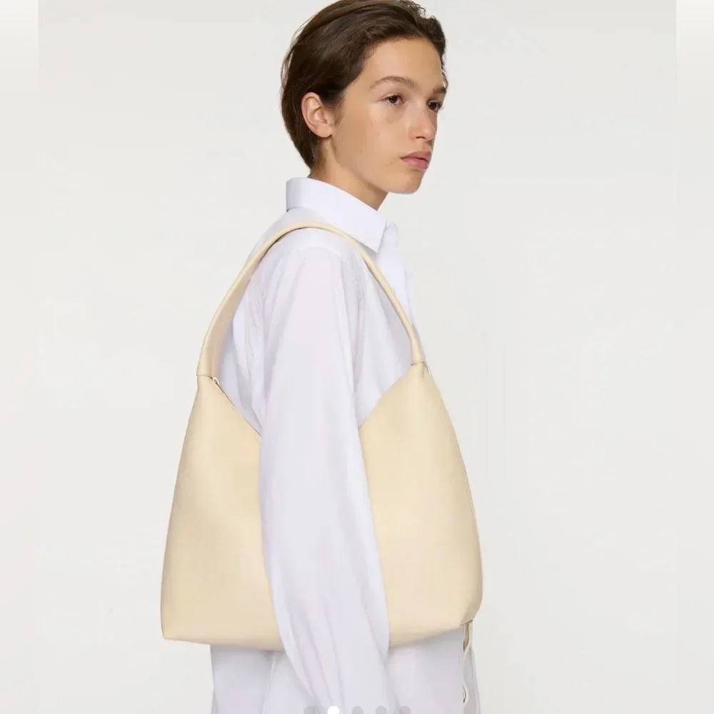 Mansur Gavriel Candy Leather Hobo Bag
